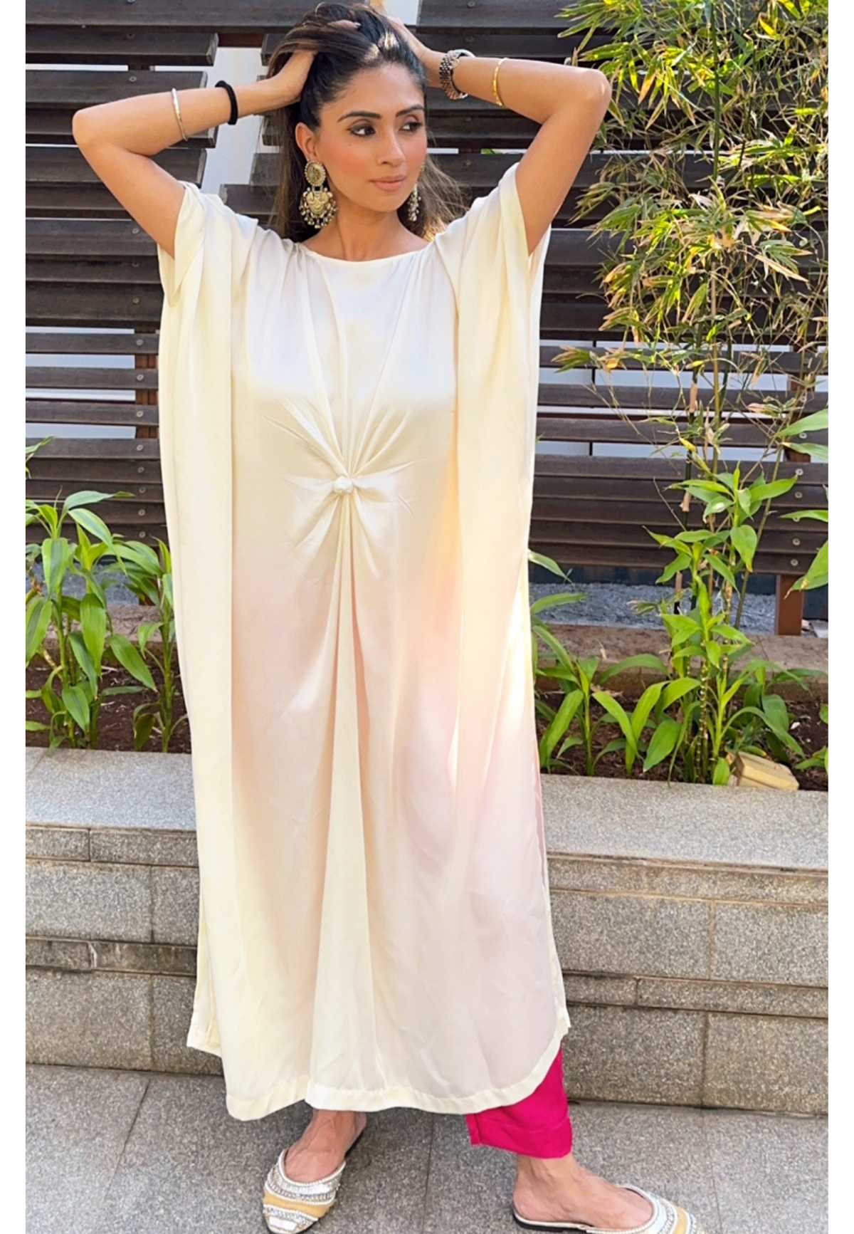 Knotted Kaftan Pant Co-ord Set