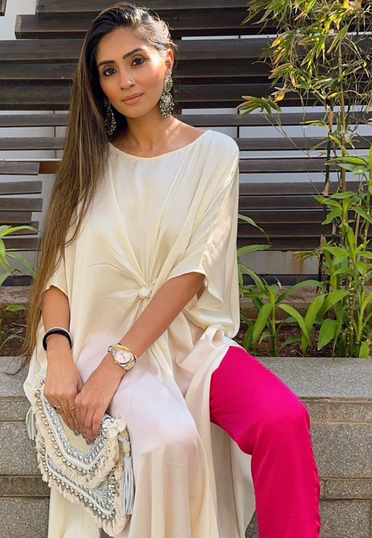 Knotted Kaftan Pant Co-ord Set