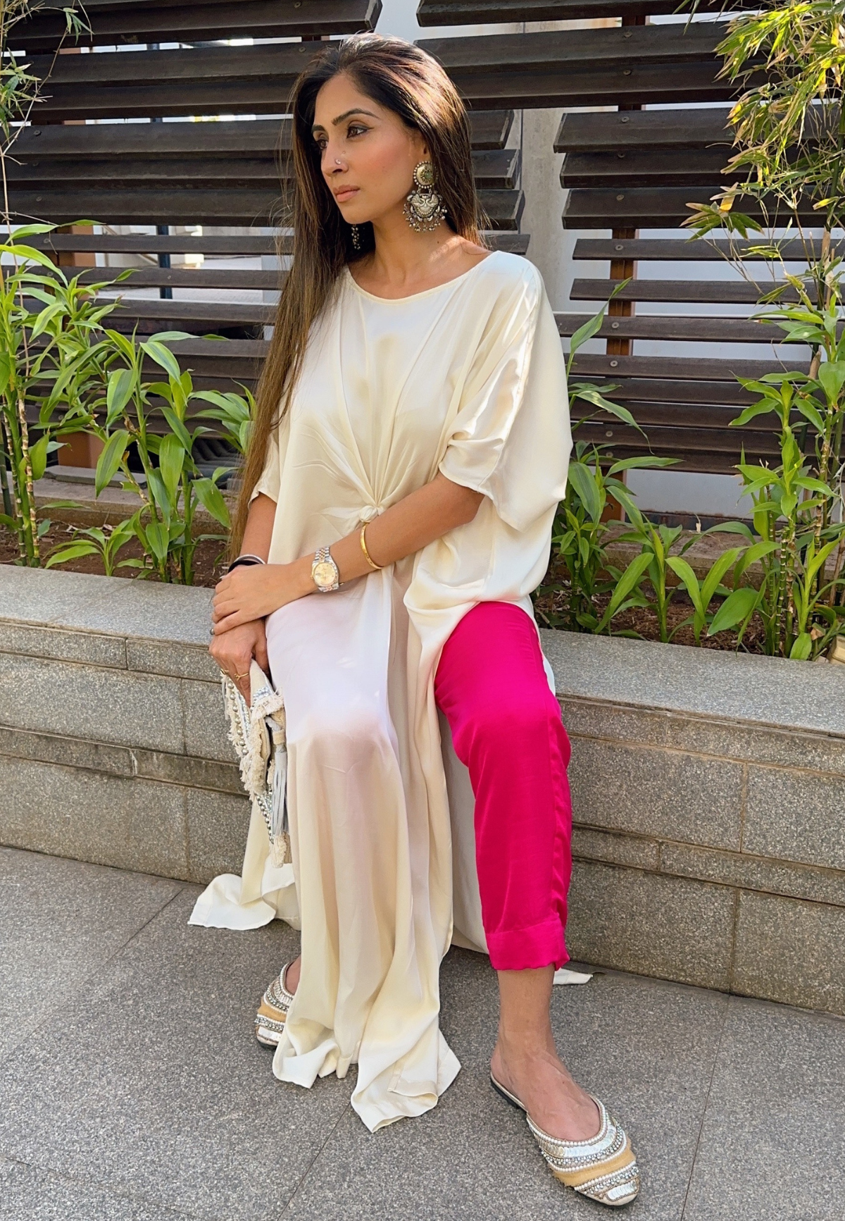 Knotted Kaftan Pant Co-ord Set