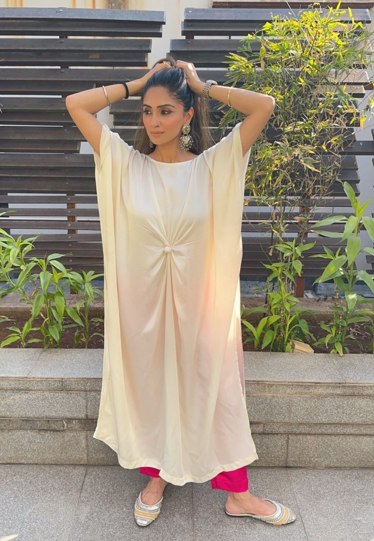 Knotted Kaftan Pant Co-ord Set