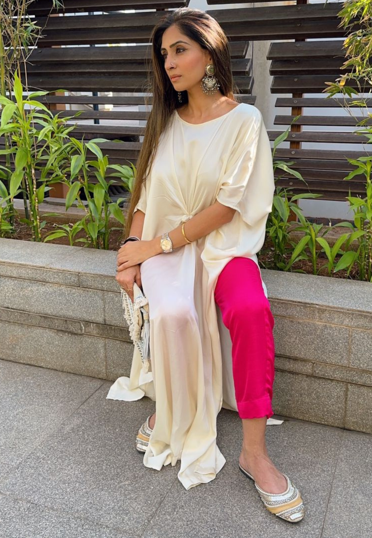Knotted Kaftan Pant Co-ord Set