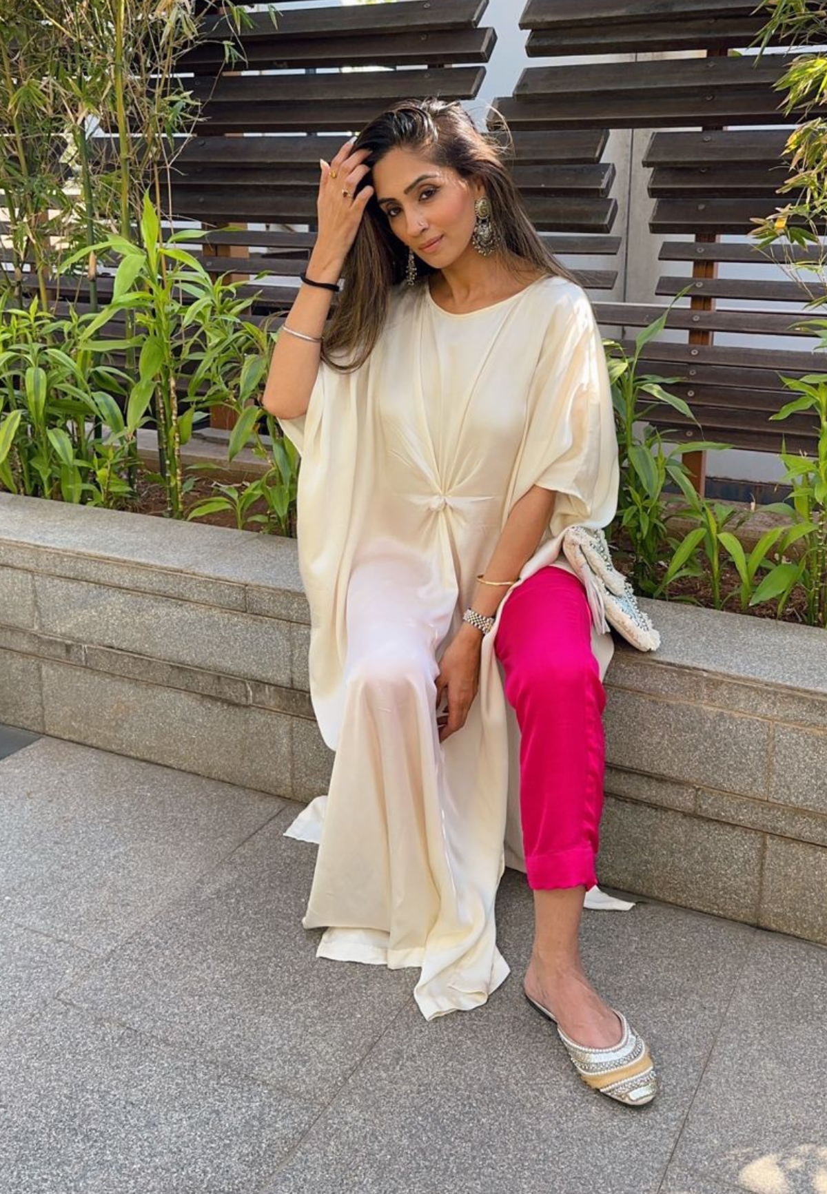 Knotted Kaftan Pant Co-ord Set