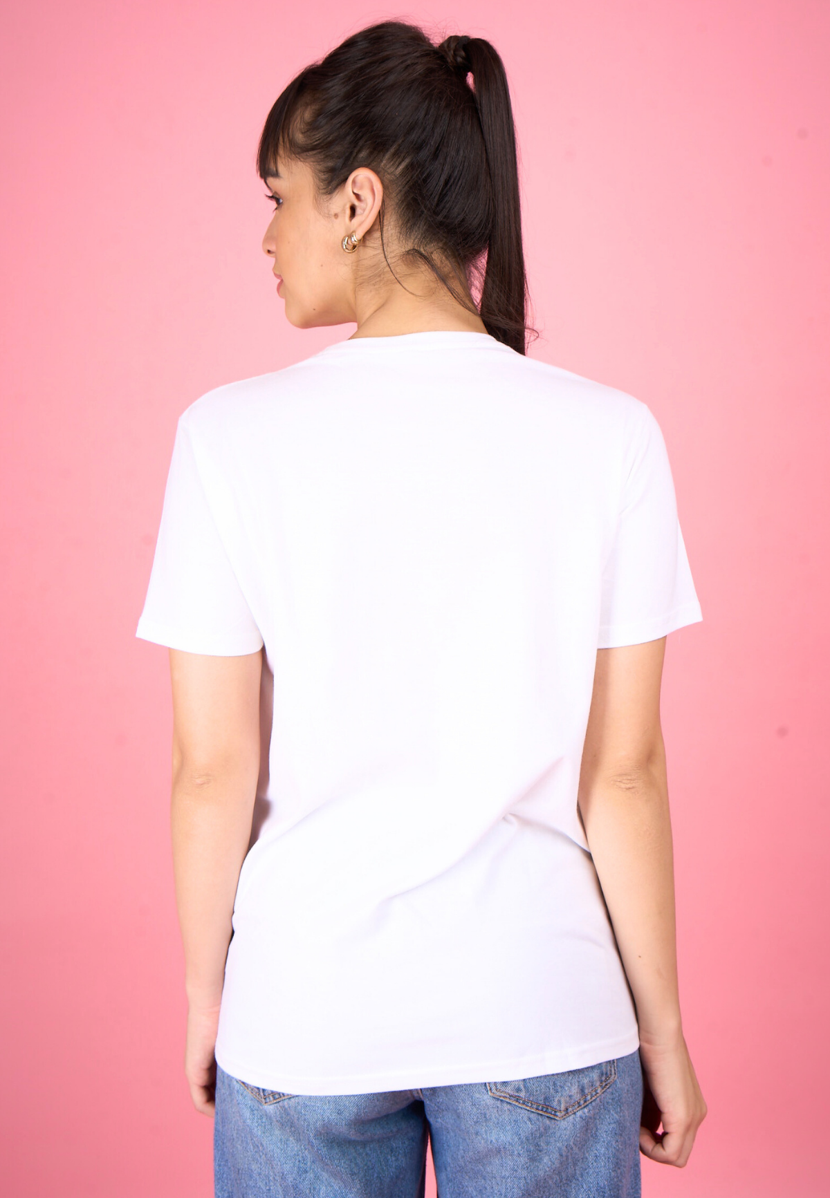 White Printed "Kindness" T-Shirt
