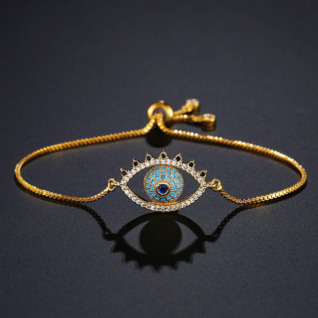 Ikasiya Classic Evil Eye Bracelet (Gold)