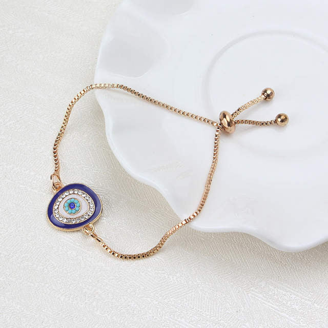 Ikasiya Blue Adjustable Evil Eye Bracelet