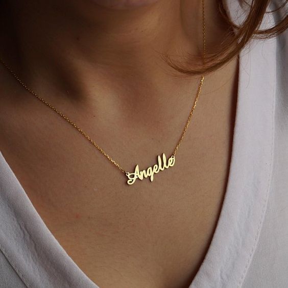 Personalized Gold Name Necklace