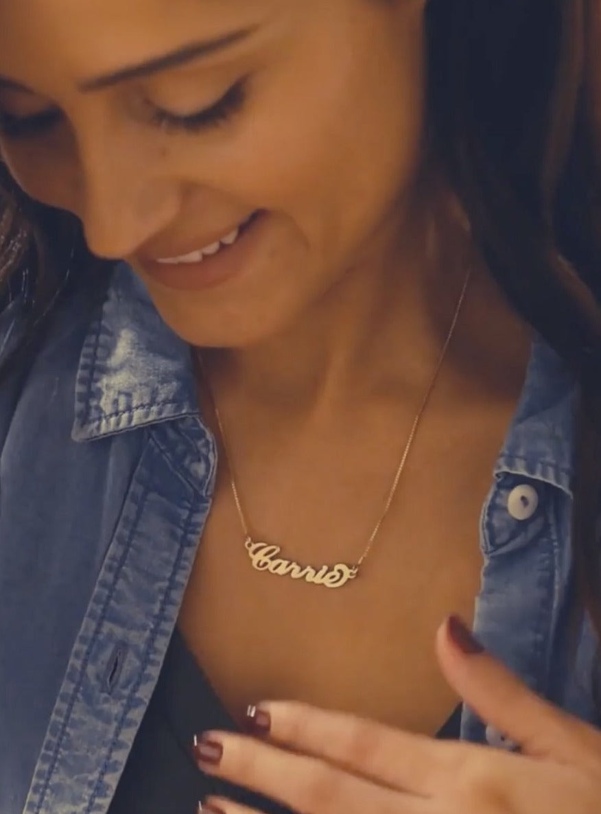 Personalized Gold Name Necklace