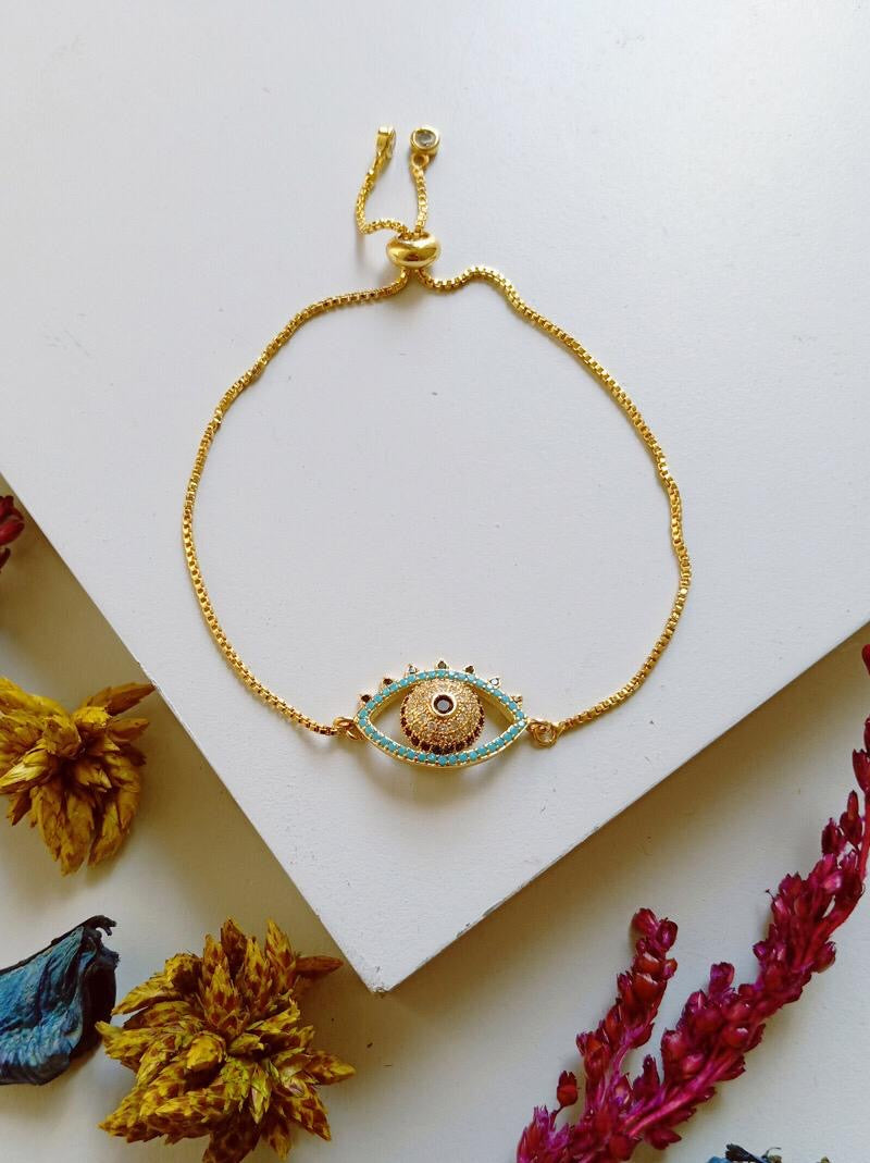 Ikasiya Classic Evil Eye Bracelet (Gold)