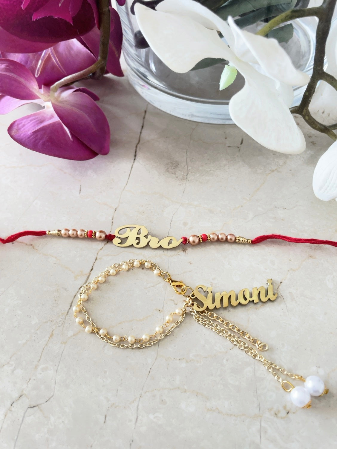 Personalised Lumba & Bro Rakhi Set ( 2 products )