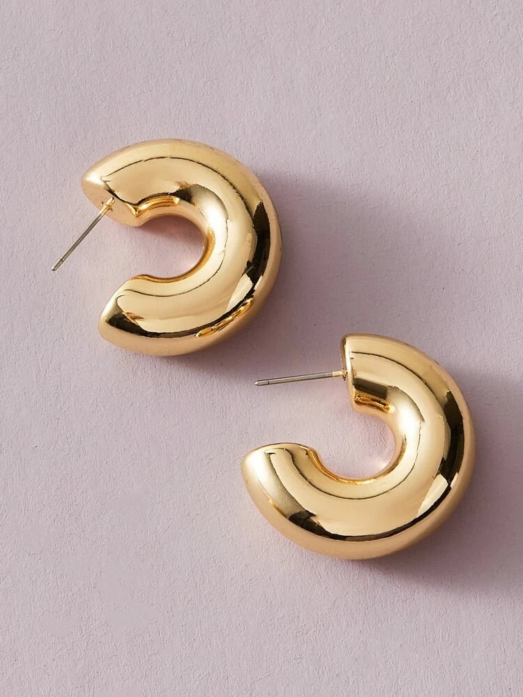 Ettika Jewelry | Bamboo 18kt Gold Plated Hoop Earrings | Bamboo hoop  earrings, Hoop earrings, Simple hoop earrings