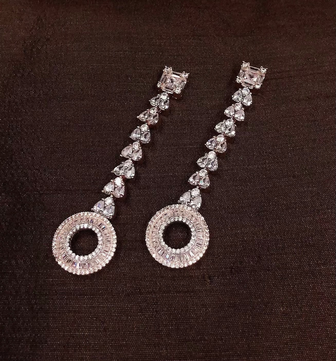 Best New Collections Of Drop Diamond Earrings  Fashion Beauty Mehndi  Jewellery Blouse Design
